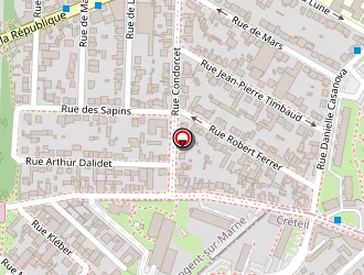 Carte de Sainte-rose Mugette à Maisons-alfort