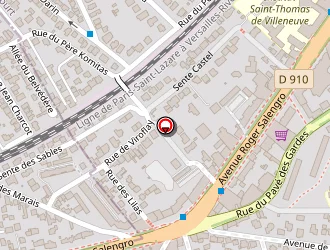 Carte de Aux Mille Services à Chaville