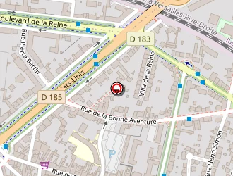 Carte de Ernesto à Versailles