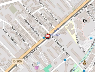 Carte de Gymnase à Châtillon