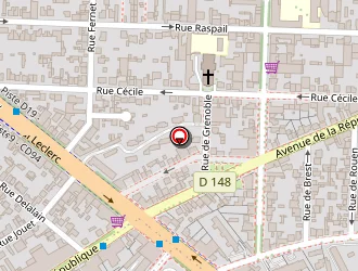 Carte de Bruneau à Maisons-alfort