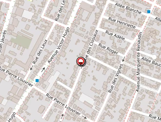 Carte de Cognie Bertrand à Clamart