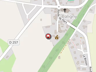 Carte de Evard Michel à Caligny