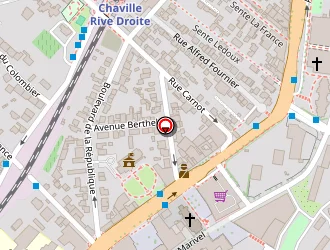 Carte de A.p.e.i.de Sèvres à Chaville