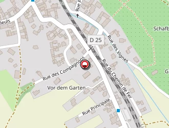 Carte de Lavergne à Ettendorf