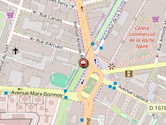 Carte de Winicube à Arcueil