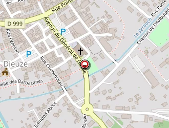 Carte de Trésorerie Sud Saulnois à Dieuze