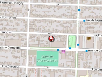 Carte de La Poste à Maisons-alfort