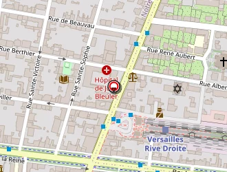 Carte de Hpva Hotels à Versailles