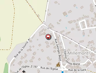 Carte de La Butte Des Moulins à Millemont