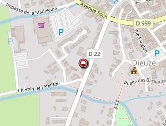 Carte de Station Epuration à Dieuze