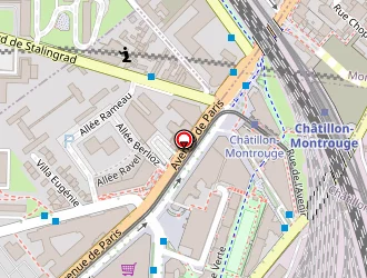 Carte de La Poste à Châtillon