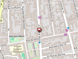 Carte de Franprix à Alfortville