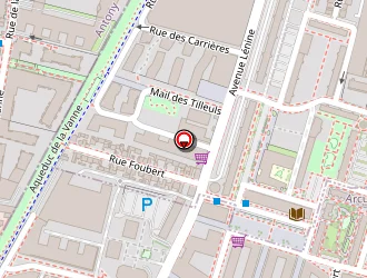 Carte de Arcueil Beaute Coiffure à Arcueil