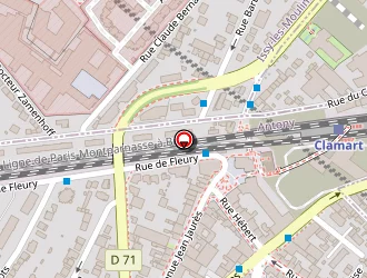 Carte de Nina à Clamart