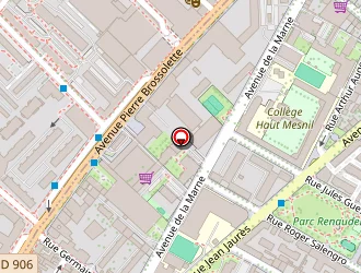 Carte de Thermies Fluides à Montrouge