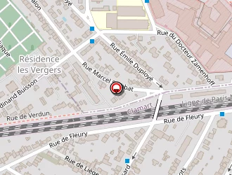 Carte de Lamy Expertises à Clamart