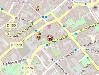 Carte de Apsulis à Gentilly