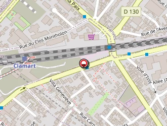 Carte de Le Bourbonnais à Clamart