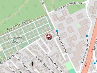 Carte de Médiaservices à Sèvres