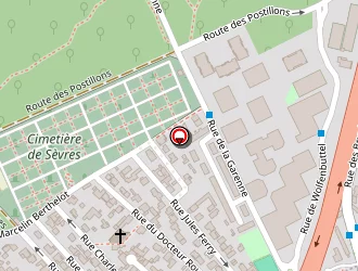 Carte de Bjl Laboratoires à Sèvres