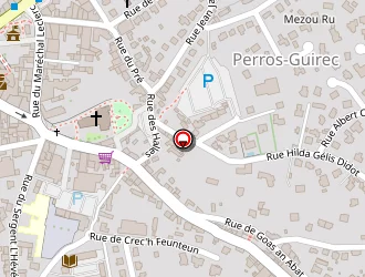 Carte de La Crémaillère à Perros-guirec