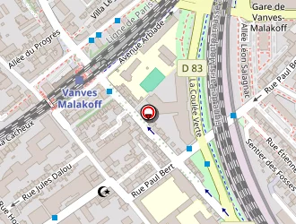 Carte de Au Metro à Malakoff