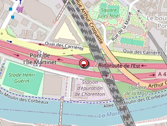 Carte de Fausset à Alfortville