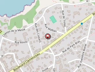 Carte de La Poste à Perros-guirec