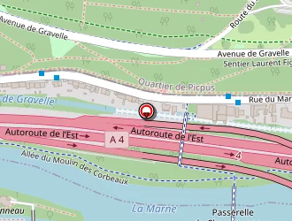 Carte de Le Pavillon Bleu à Maisons-alfort