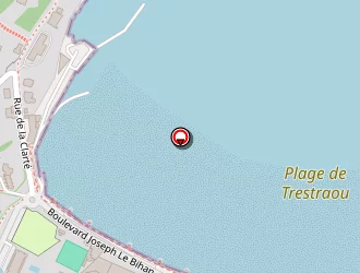 Carte de Plage De Trestraou à Perros-guirec