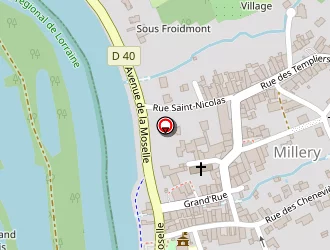 Carte de Ecole Primaire à Millery