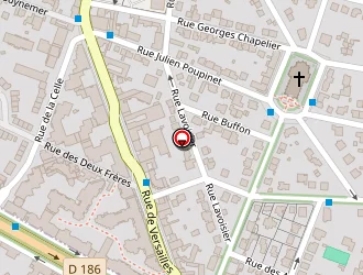 Carte de L'institut à Chesnay (le)