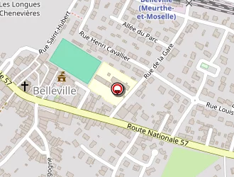 Carte de Stade Jean Charbonnier à Belleville