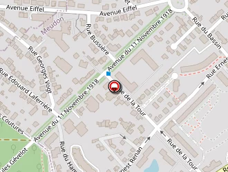 Carte de Halte Garderie à Meudon