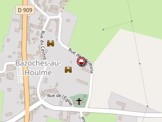 Carte de La Poste à Bazoches-au-houlme