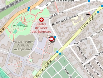 Carte de La Poste à Issy-les-moulineaux