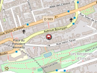 Carte de Gauriaud Kévin à Issy-les-moulineaux