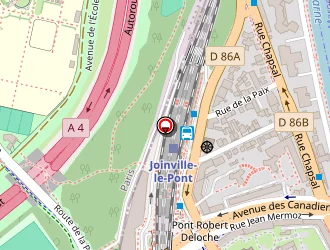 Carte de Monoprix à Joinville-le-pont