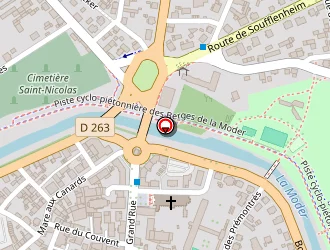 Carte de Pôle Emploi à Haguenau