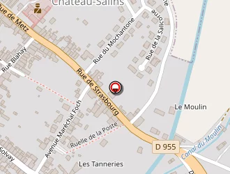 Carte de La Poste à Château-salins