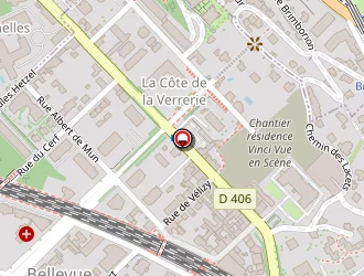 Carte de Olane Coiffure à Meudon