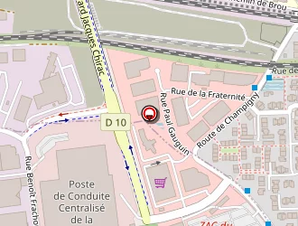 Carte de Comfort Hôtel Champigny Sur Marne à Champigny-sur-marne