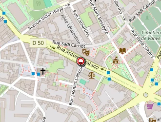 Carte de La Pizzeria à Vanves