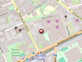 Carte de L'orange Bleue Paris 13 à Paris