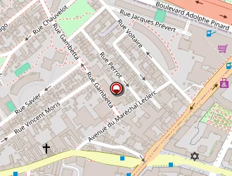 Carte de Atelier Oz à Montrouge