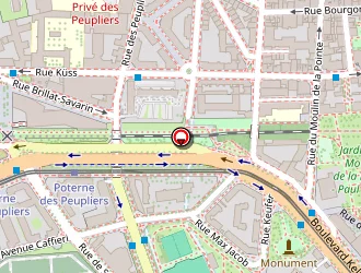 Carte de Itac à Paris