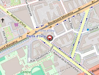 Carte de Asie D'ivry à Paris