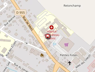 Carte de Probiolor à Château-salins