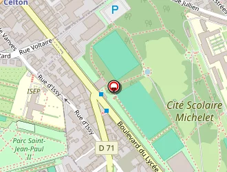 Carte de Les Xavières à Vanves